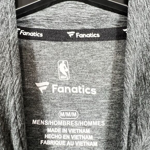 Fanatics Washington Wizard Mens Size Medium Gray Half Zip Sweatshirt Long Sleeve - Picture 10 of 12